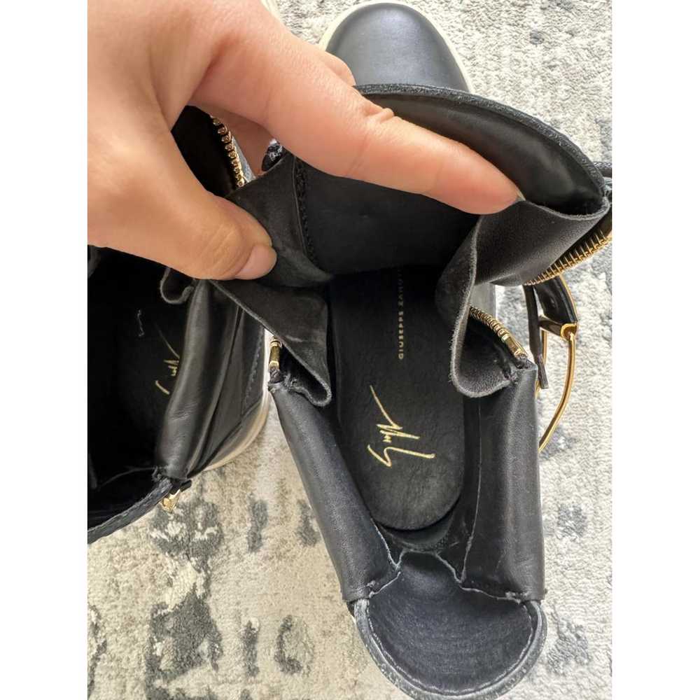 Giuseppe Zanotti Leather trainers - image 9