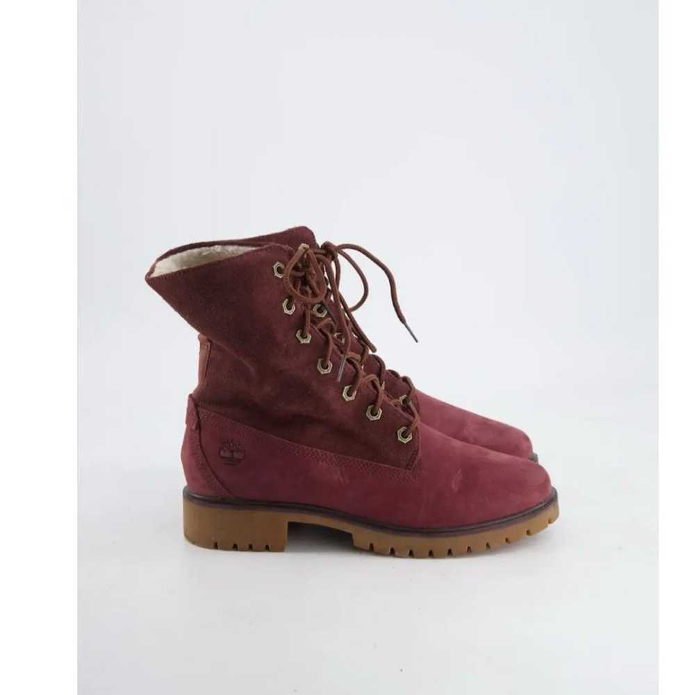 Timberland Boots Size 7.5 Jayne Fleece Lined Sued… - image 1