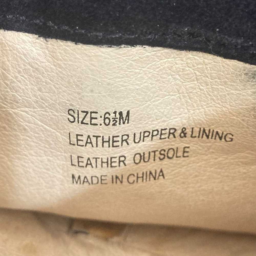 Michael Kors Black leather boots, ladies 6 1/2 ta… - image 10