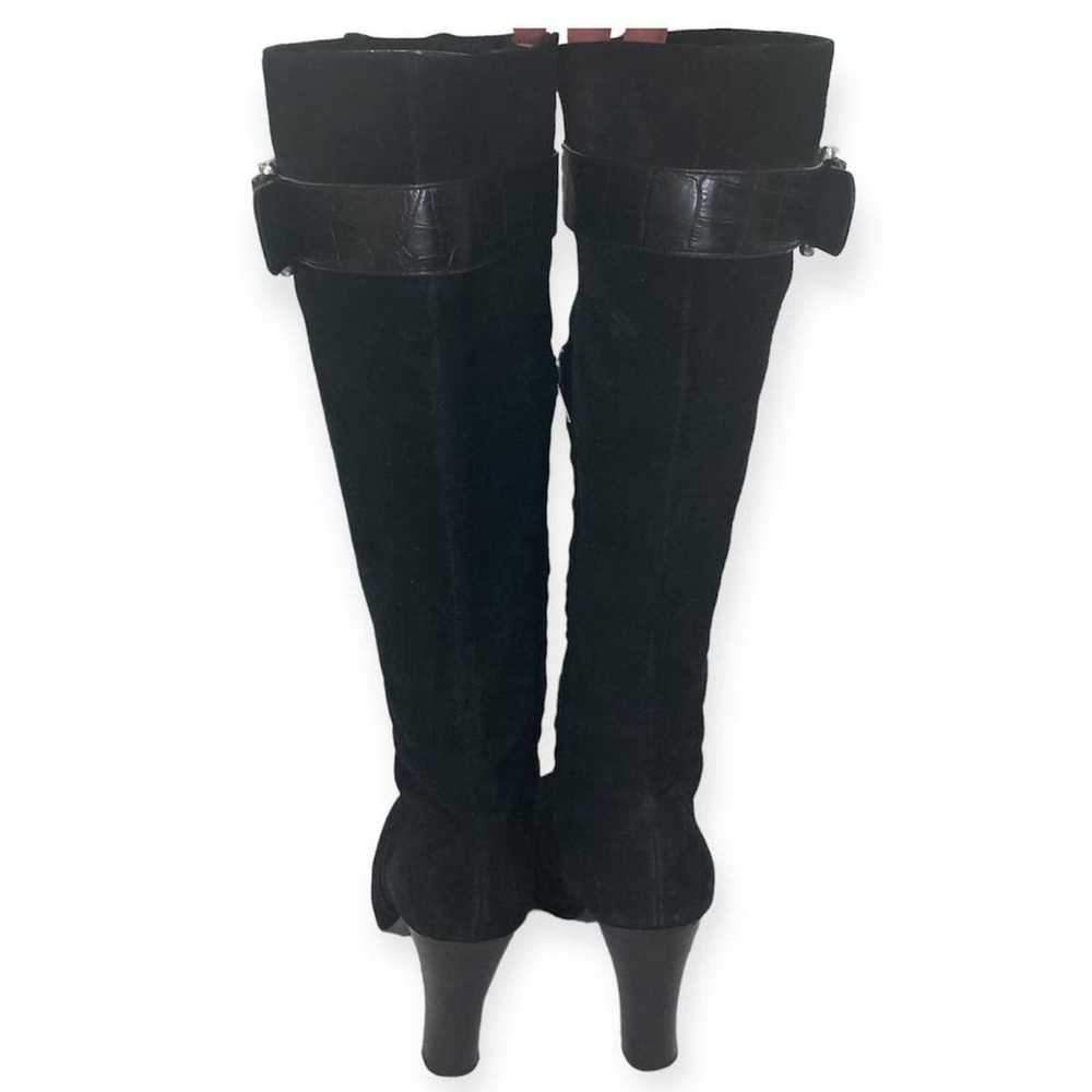 Michael Kors Black leather boots, ladies 6 1/2 ta… - image 3