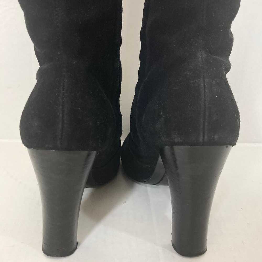 Michael Kors Black leather boots, ladies 6 1/2 ta… - image 8