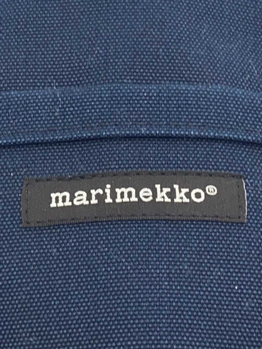 Marimekko Mini Tote Bag/Canvas/Nvy/Plain Bag - image 5