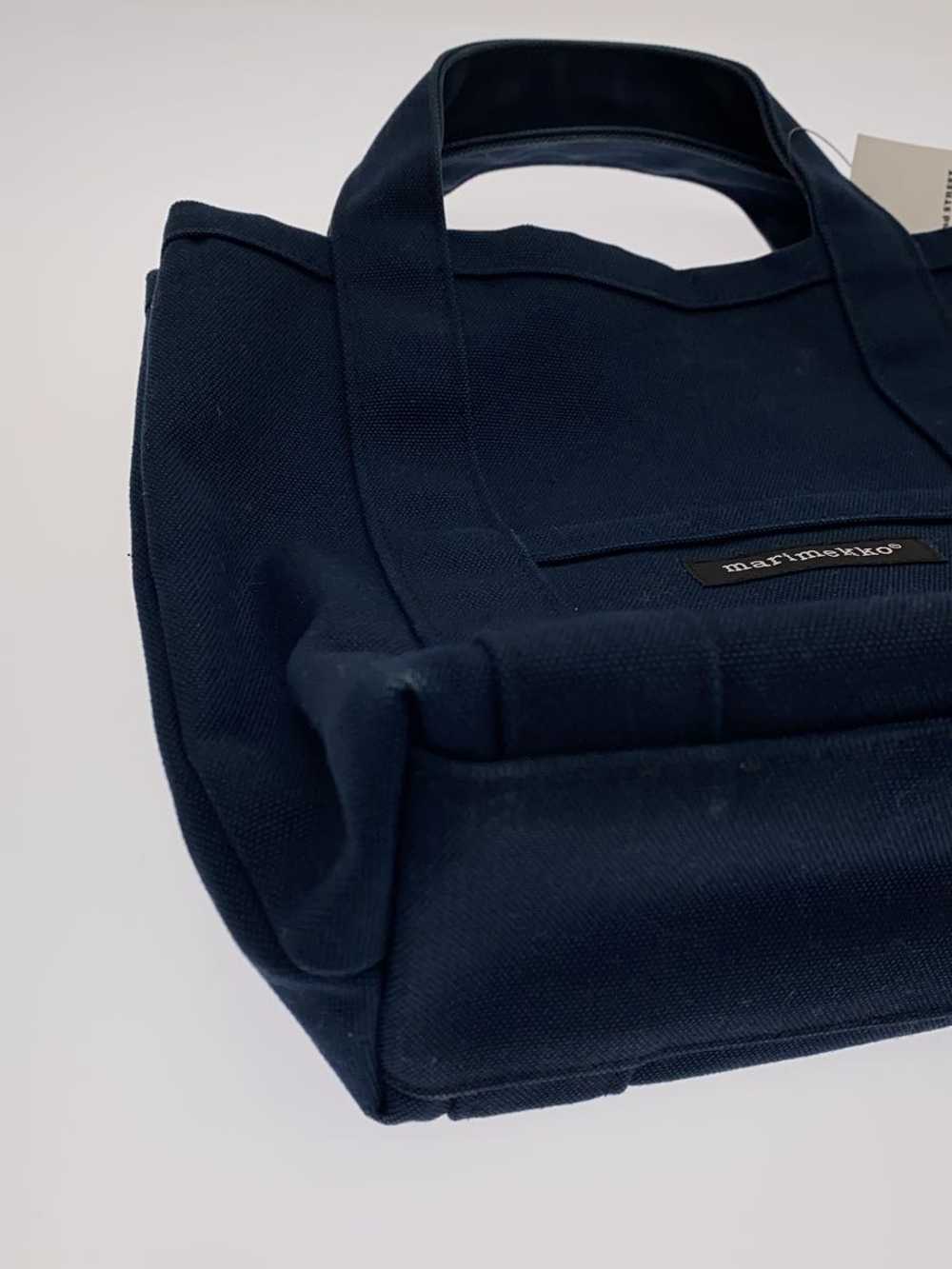 Marimekko Mini Tote Bag/Canvas/Nvy/Plain Bag - image 8