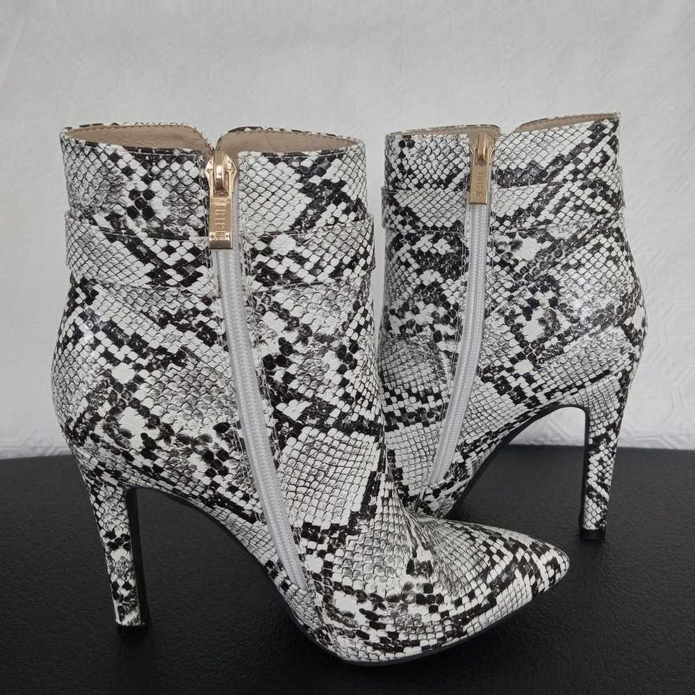 Idifu Snake Skin Design Stiletto Heel Ankle Boots… - image 7