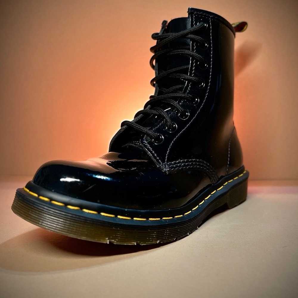 Dr. Martens 1460 Patent Leather Black Combat Boot… - image 4
