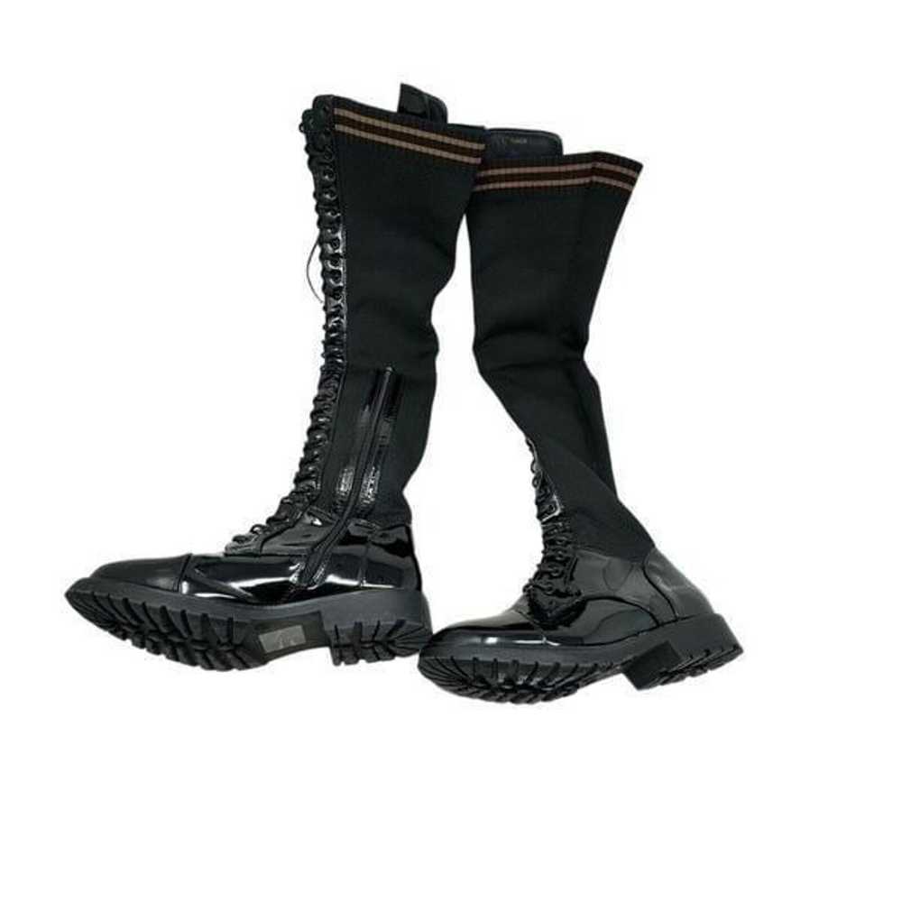 Azalea Wang Thigh High Boots black size 7.5 lace … - image 8