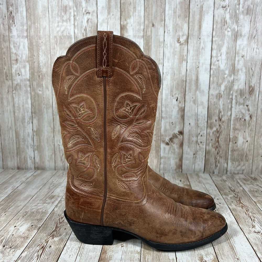 Ariat scalloped cowgirl boots Womens 6.5 - image 1
