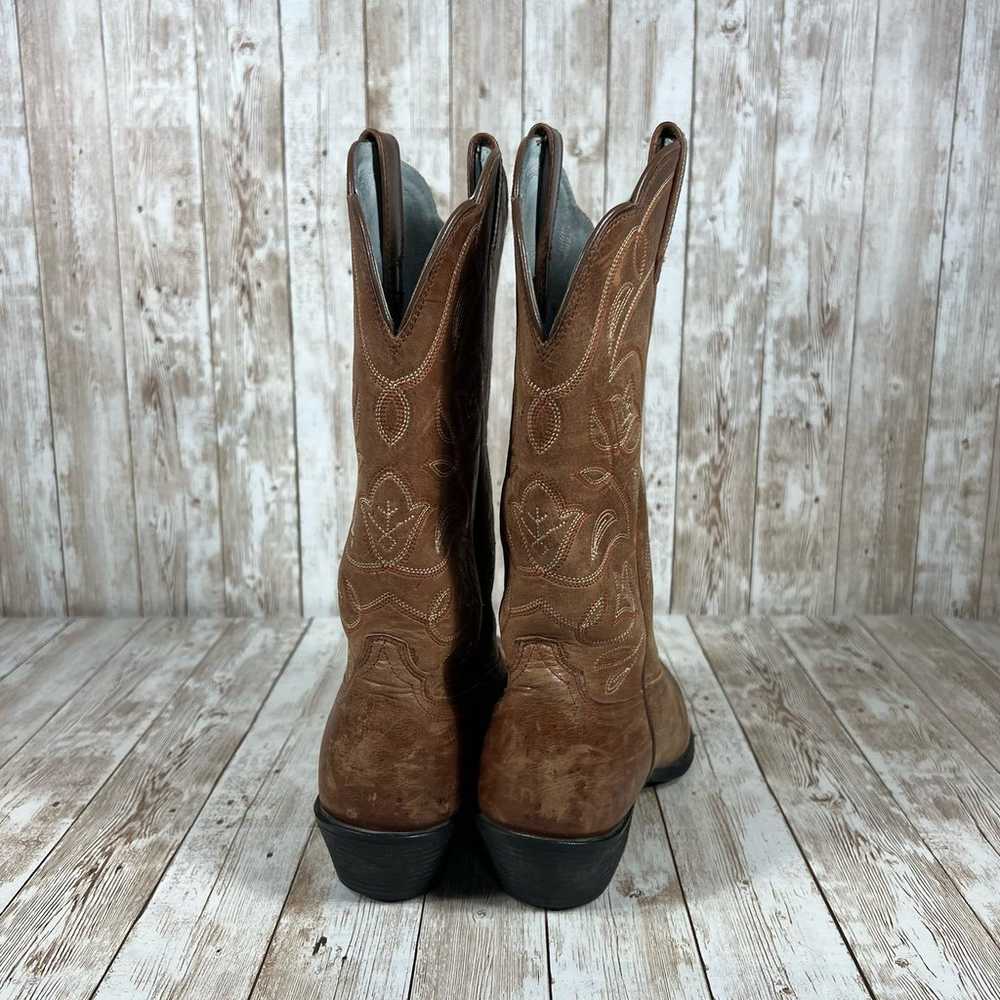 Ariat scalloped cowgirl boots Womens 6.5 - image 3