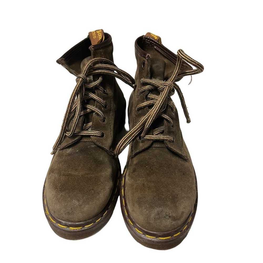 Vintage Doc Martens Brown Suede Boots 8340 Made i… - image 2
