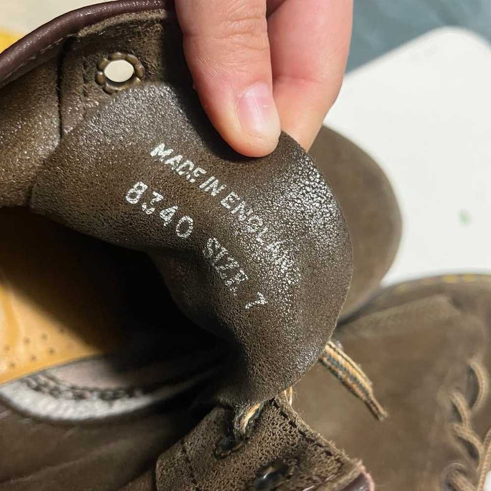 Vintage Doc Martens Brown Suede Boots 8340 Made i… - image 9