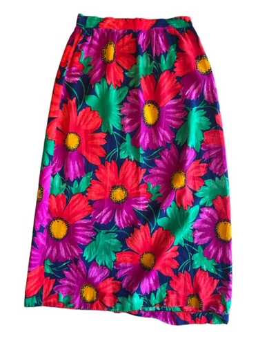 Happy Flower Maxi Skirt - image 1