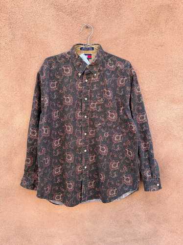 90's Tommy Hilfiger Paisley Shirt