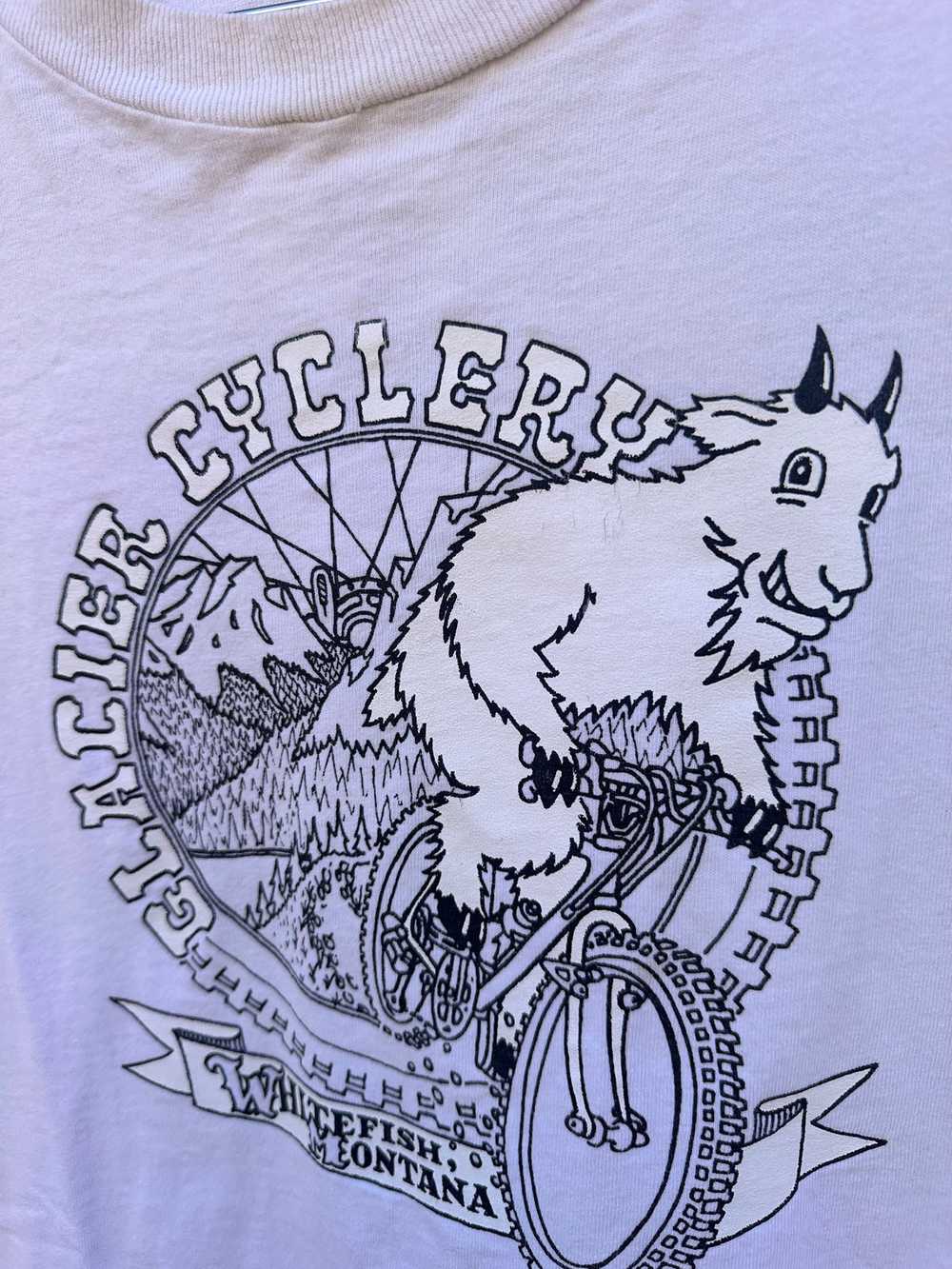 90's Glacier Cyclery - Whitefish, Montana T-shirt - image 2