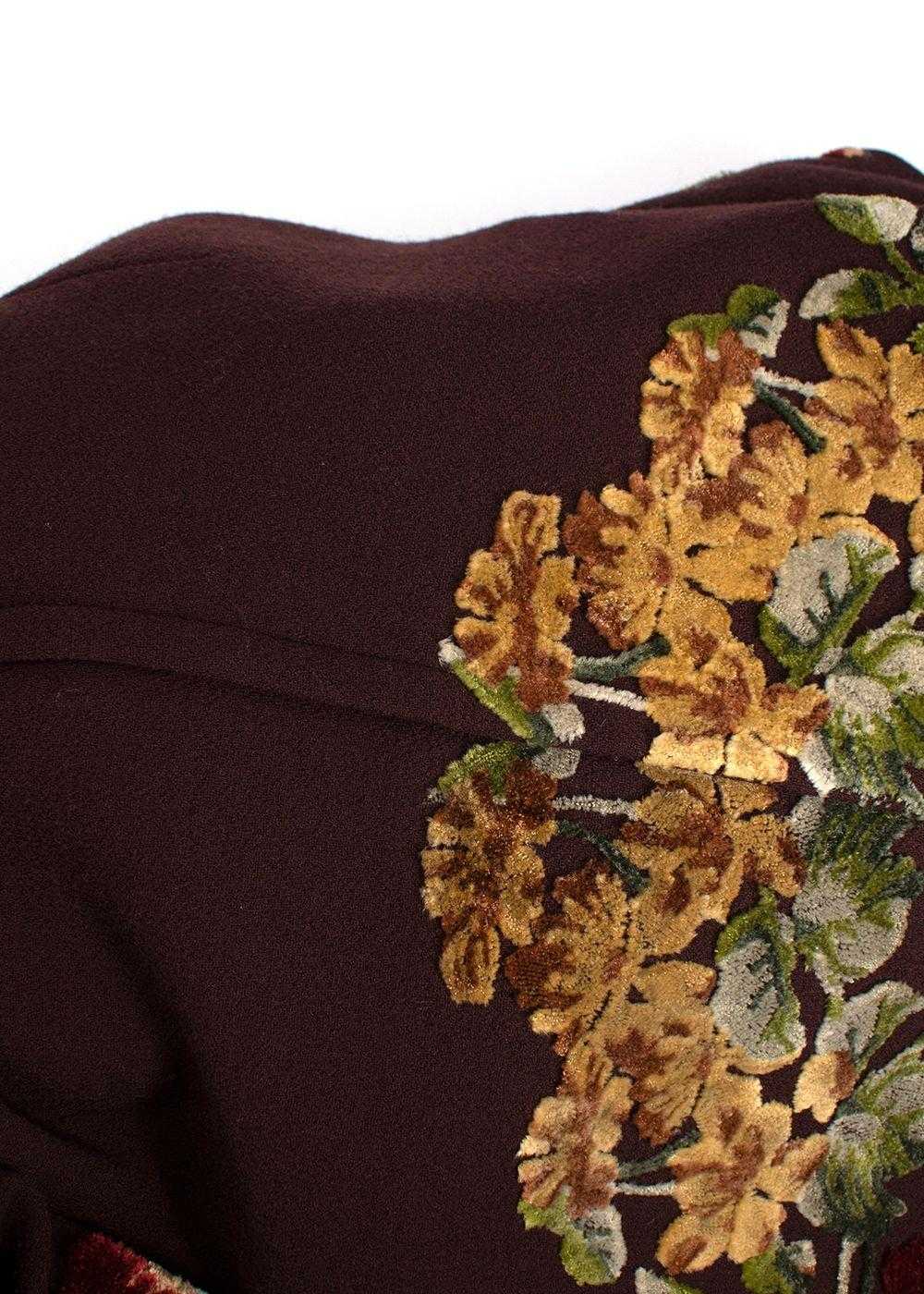 Managed by hewi Dolce & Gabbana Burgundy Embroide… - image 6