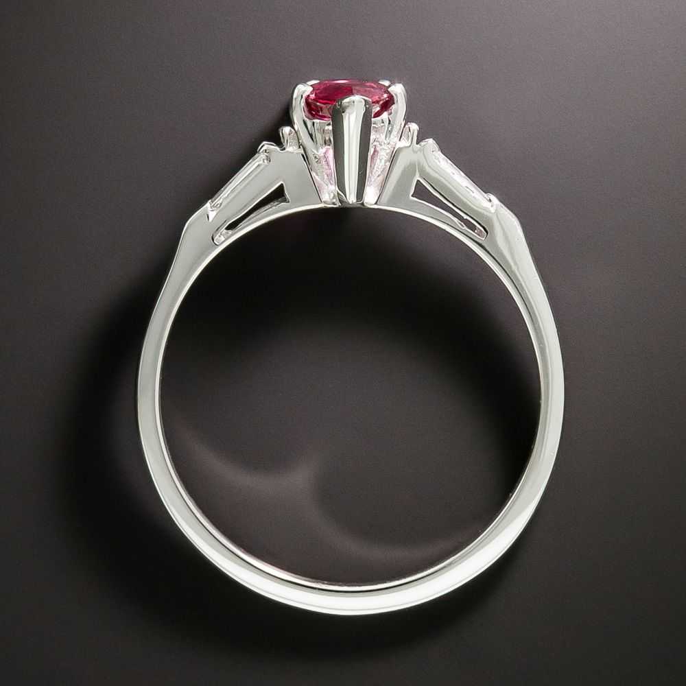 Estate .56 Carat Ruby And Diamond Ring - image 3