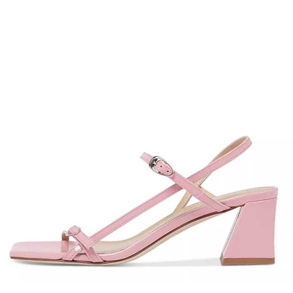 Aeyde Pink Greta Heeled Sandals Size 42 - image 1
