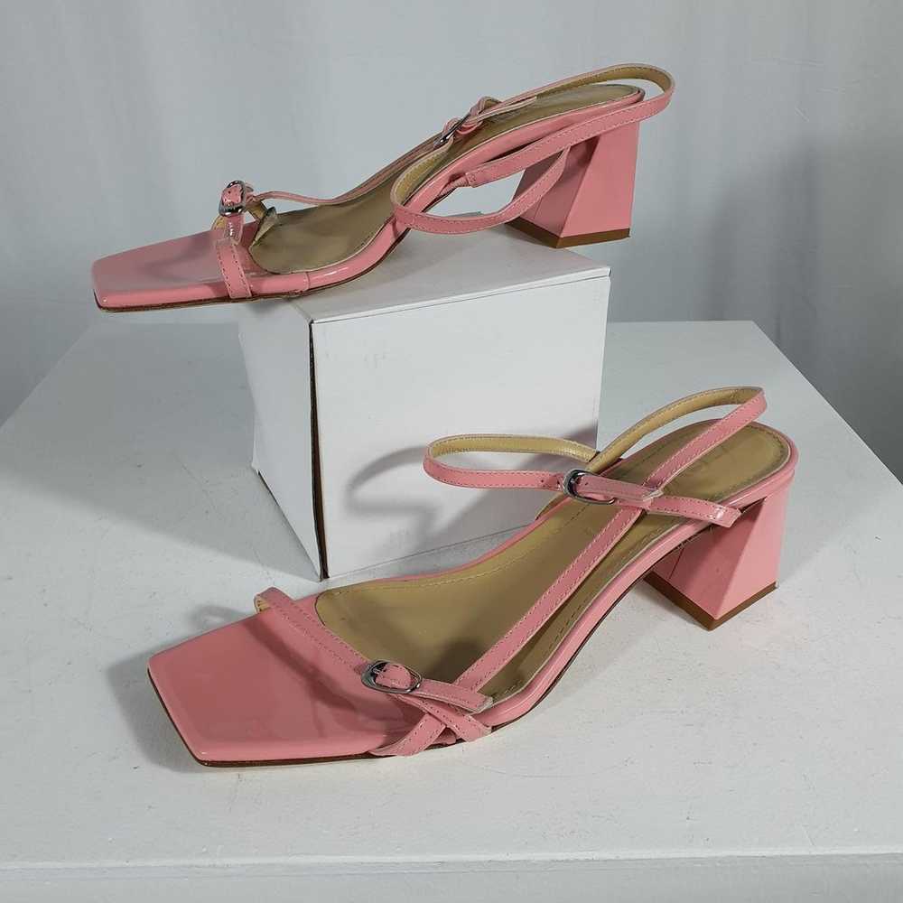 Aeyde Pink Greta Heeled Sandals Size 42 - image 4