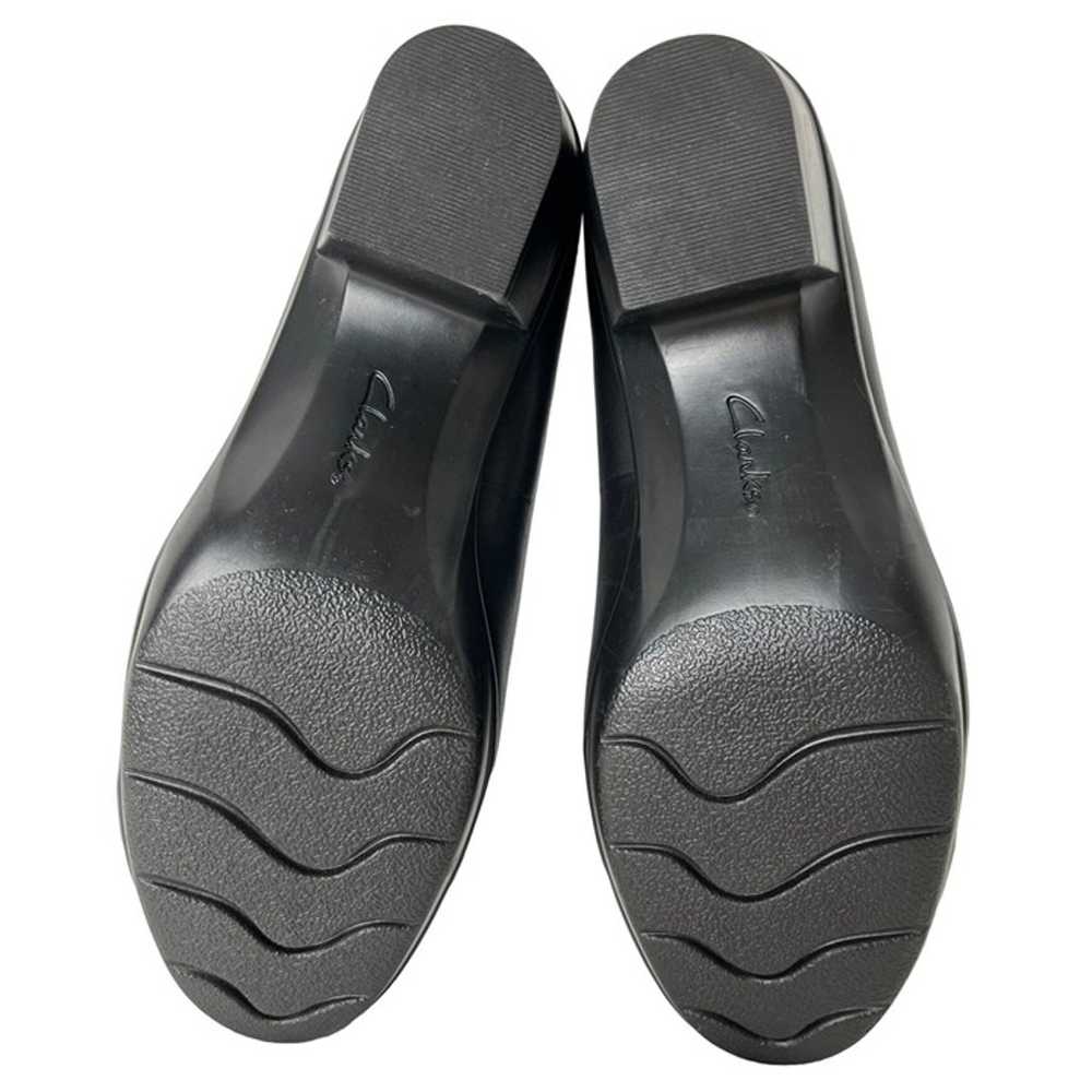Clarks Collection Black Leather Pumps, Women's Si… - image 9