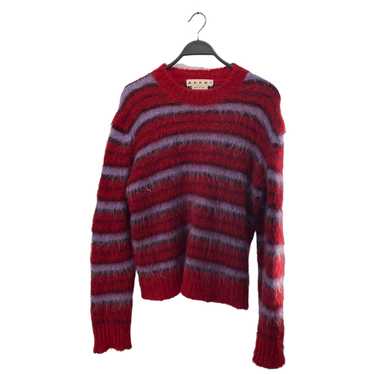 MARNI/Sweater/44/Stripe/Mohair/RED/PURPLE STRIPES - image 1