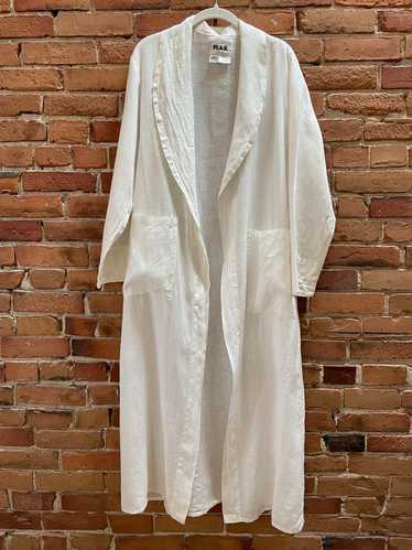 FLAX white linen robe/duster (petite) | Used,…
