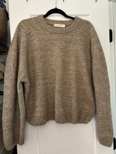 Micaela Greg Camel Speckle Boucle Sweater (L) |…