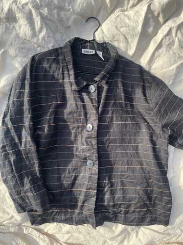 Chicos Design Linen Boxy Shirt Jacket (L) | Used,…