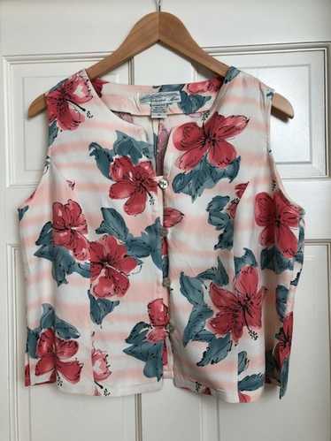 Pineapple Moon Vintage floral blouse (M) | Used,…