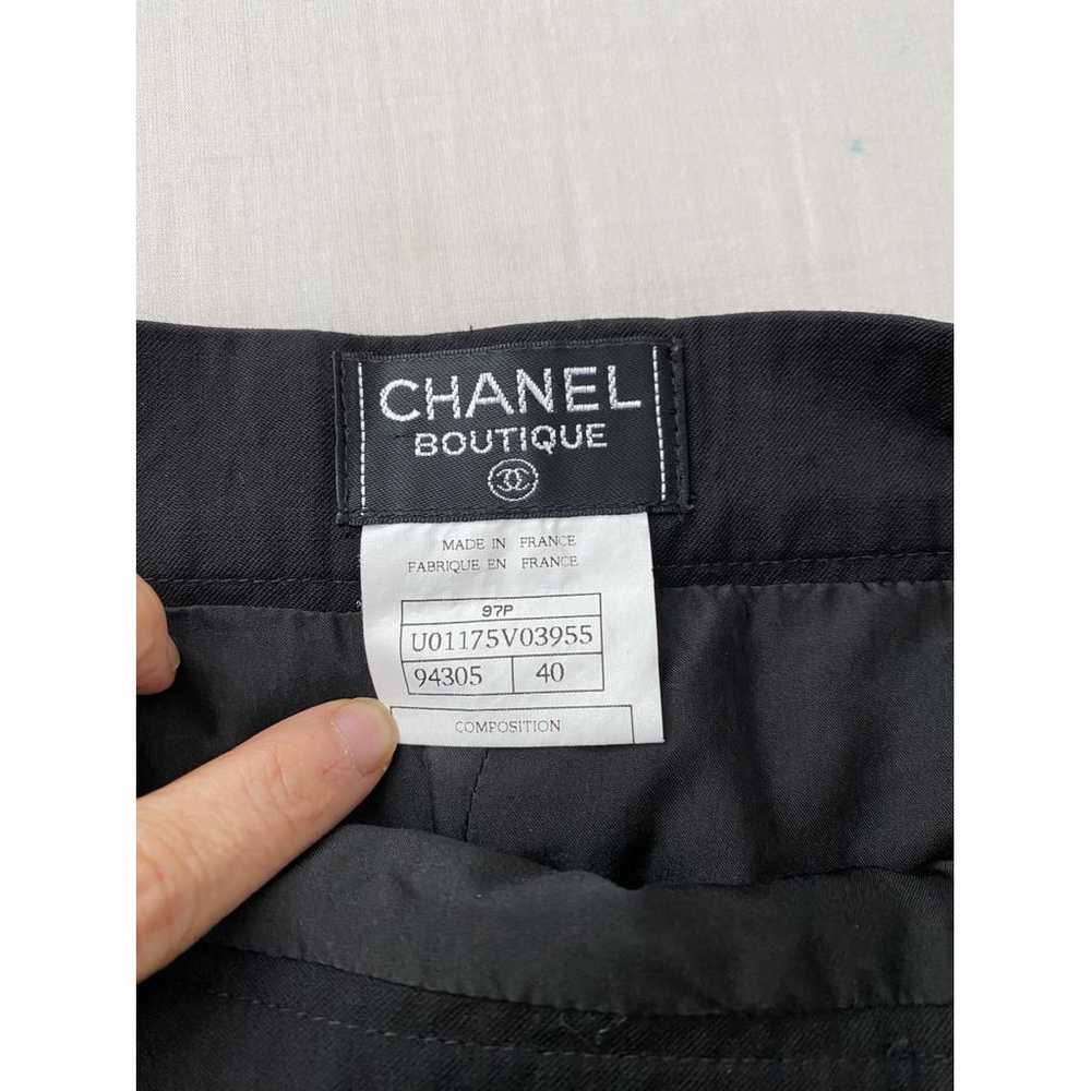 Chanel Wool mini skirt - image 6