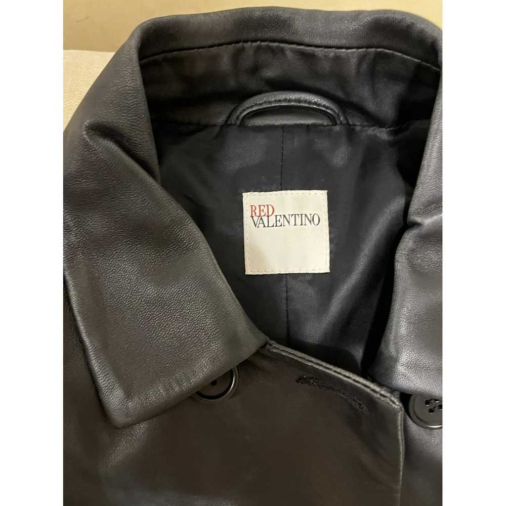 【期間限定最終値下げ】 RED VALENTINO 黒羊革 フリル付きジャケット RED VALENTINO（ロングコート）のフリマアイテム一覧