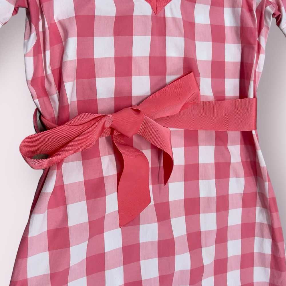 Vineyard Vines Pink Gingham Dress Size 4 - image 6