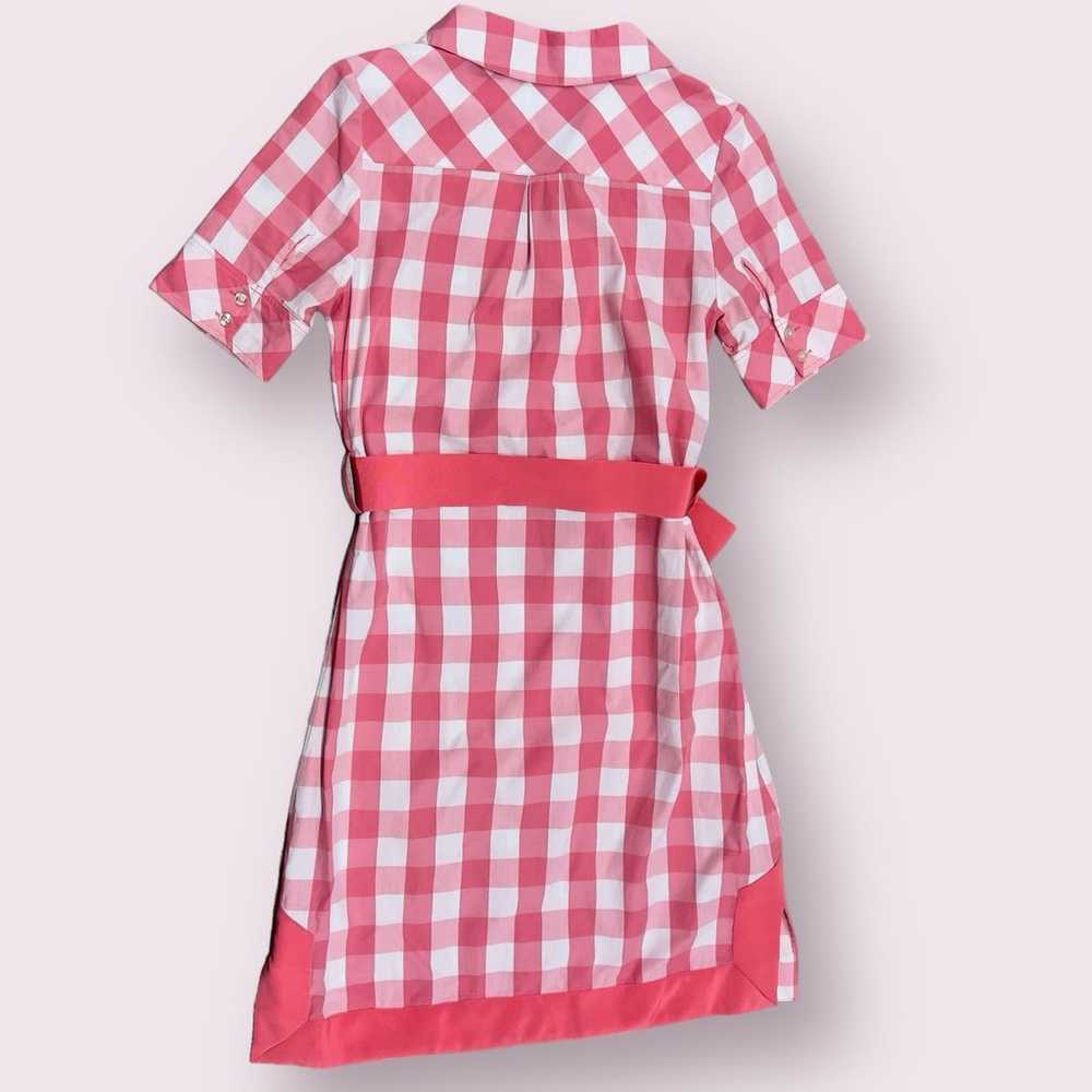 Vineyard Vines Pink Gingham Dress Size 4 - image 7