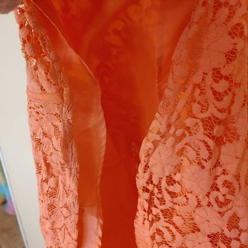 Lauren Conrad LC Size 12 Pink Coral Lace Summer T… - image 10