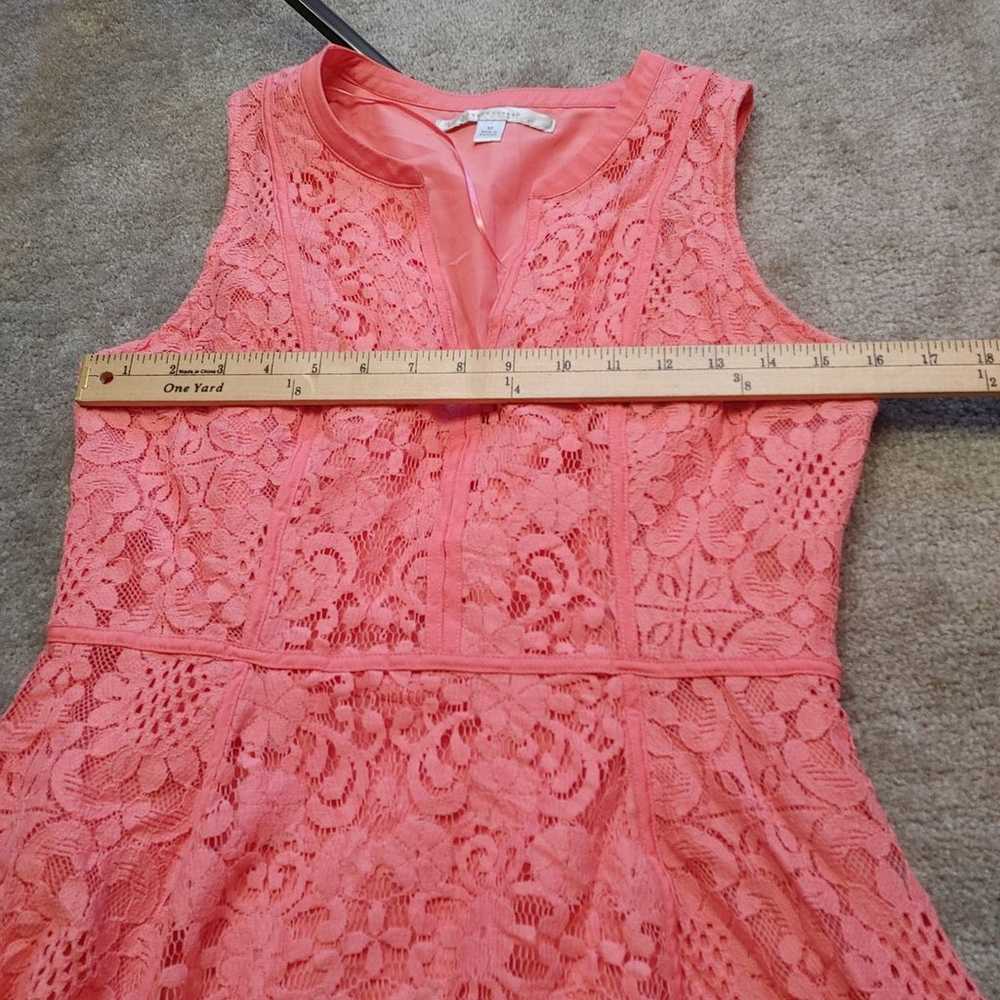 Lauren Conrad LC Size 12 Pink Coral Lace Summer T… - image 4
