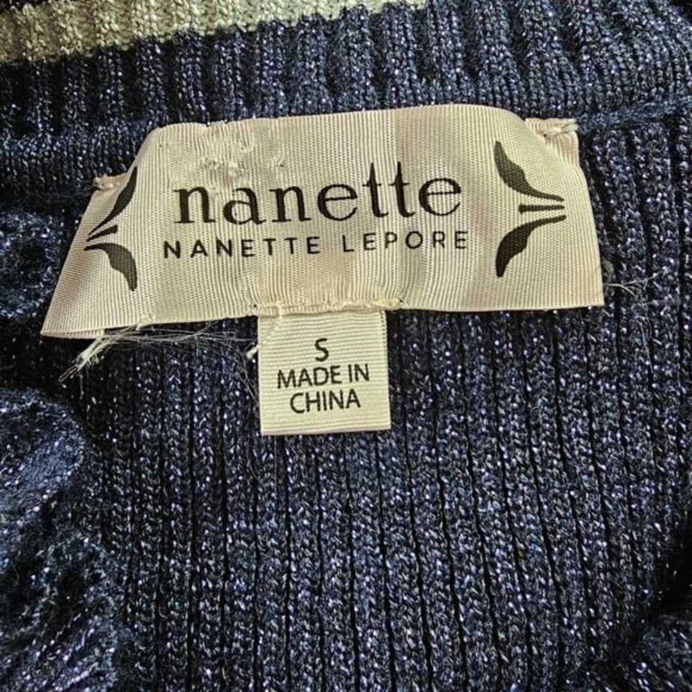Nanette Nanette Lepore Gabriella Metallic Ruffled… - image 9