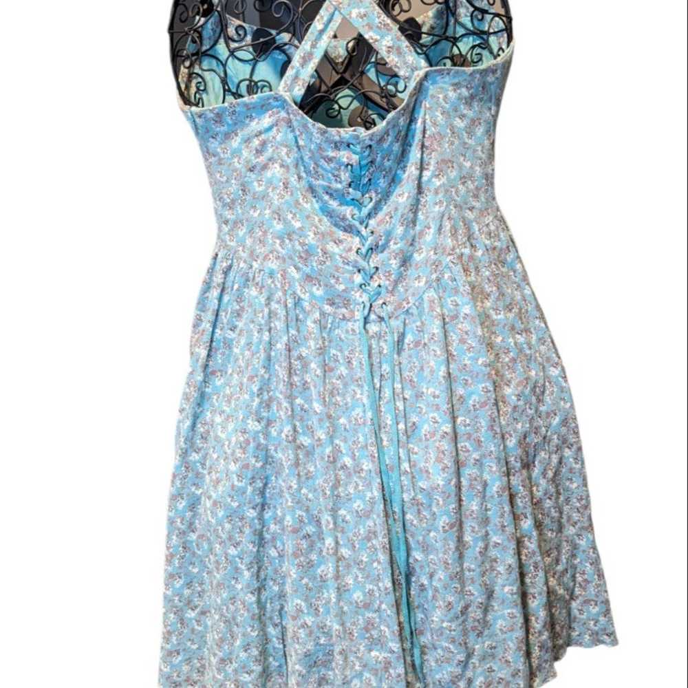 Free People Fit and Flare Corset Dress Y2k size 8 - image 4