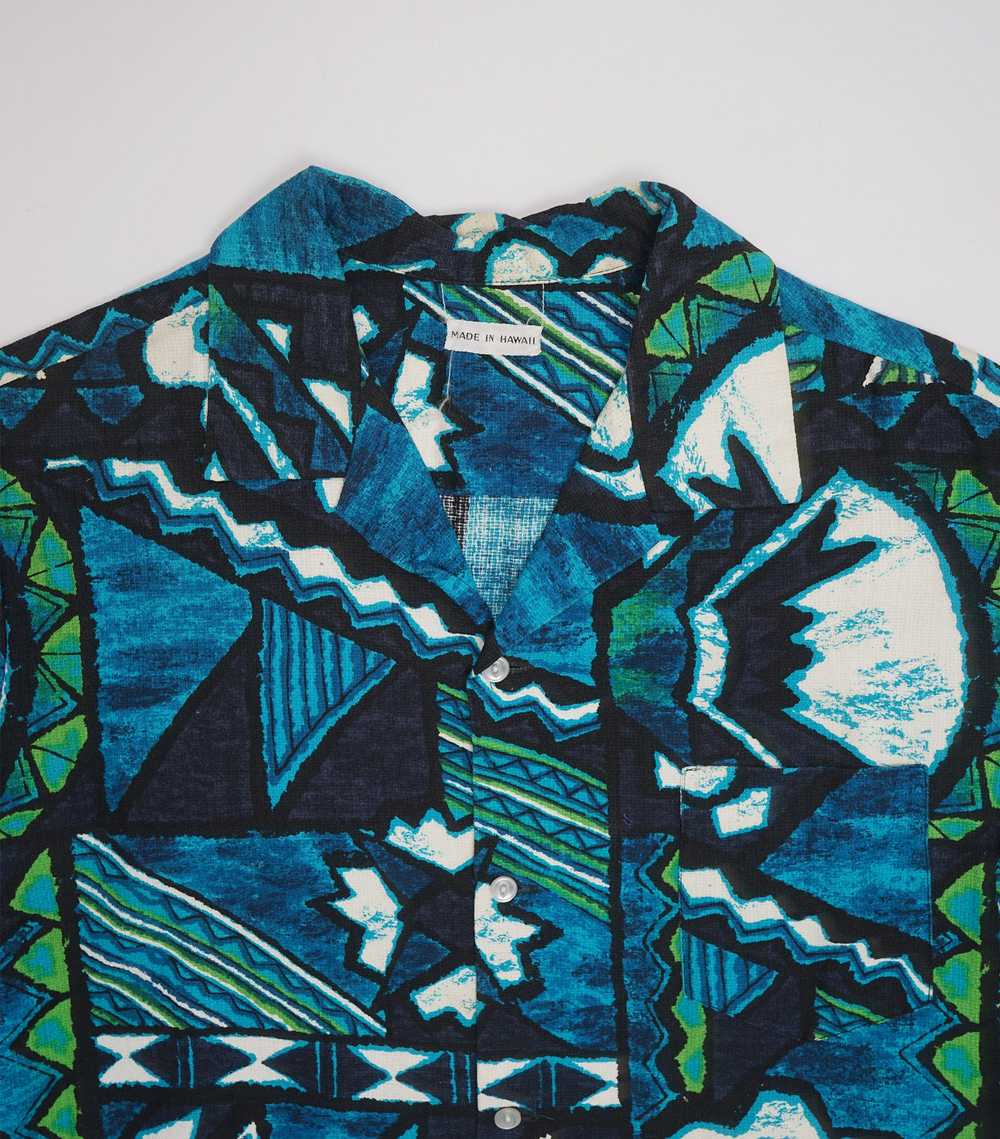 1970's Cotton Patterned Shirt S/S - image 3