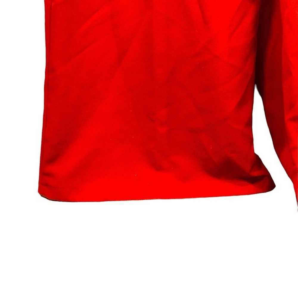 Do + Be Jumpsuit Red Ruffle Sleeveless Zip Romper… - image 7