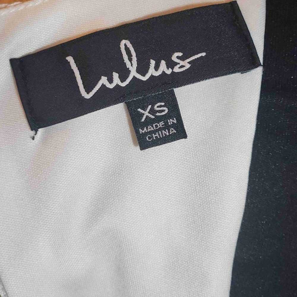 Lulus Womens White Short Sleeve Lace Mini Dress S… - image 4