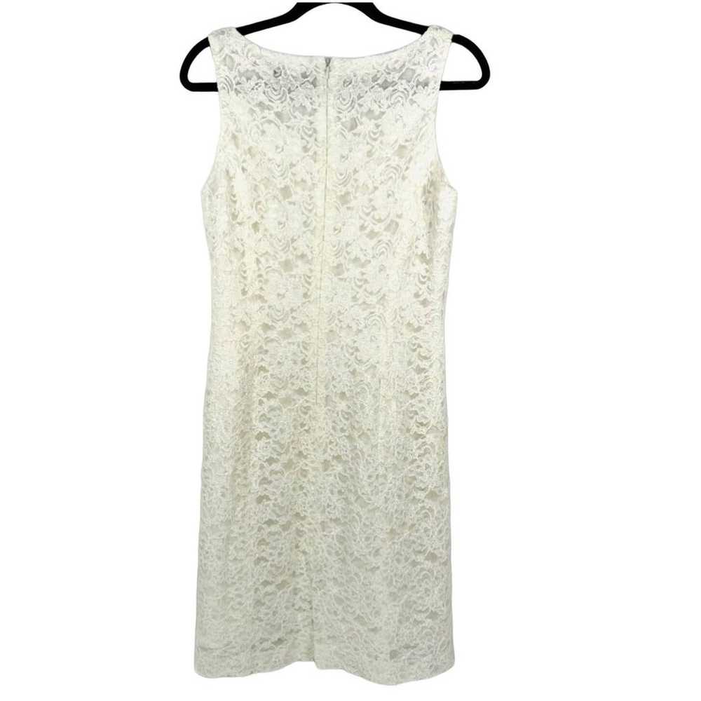 Tahari luxe white lace dress - image 2