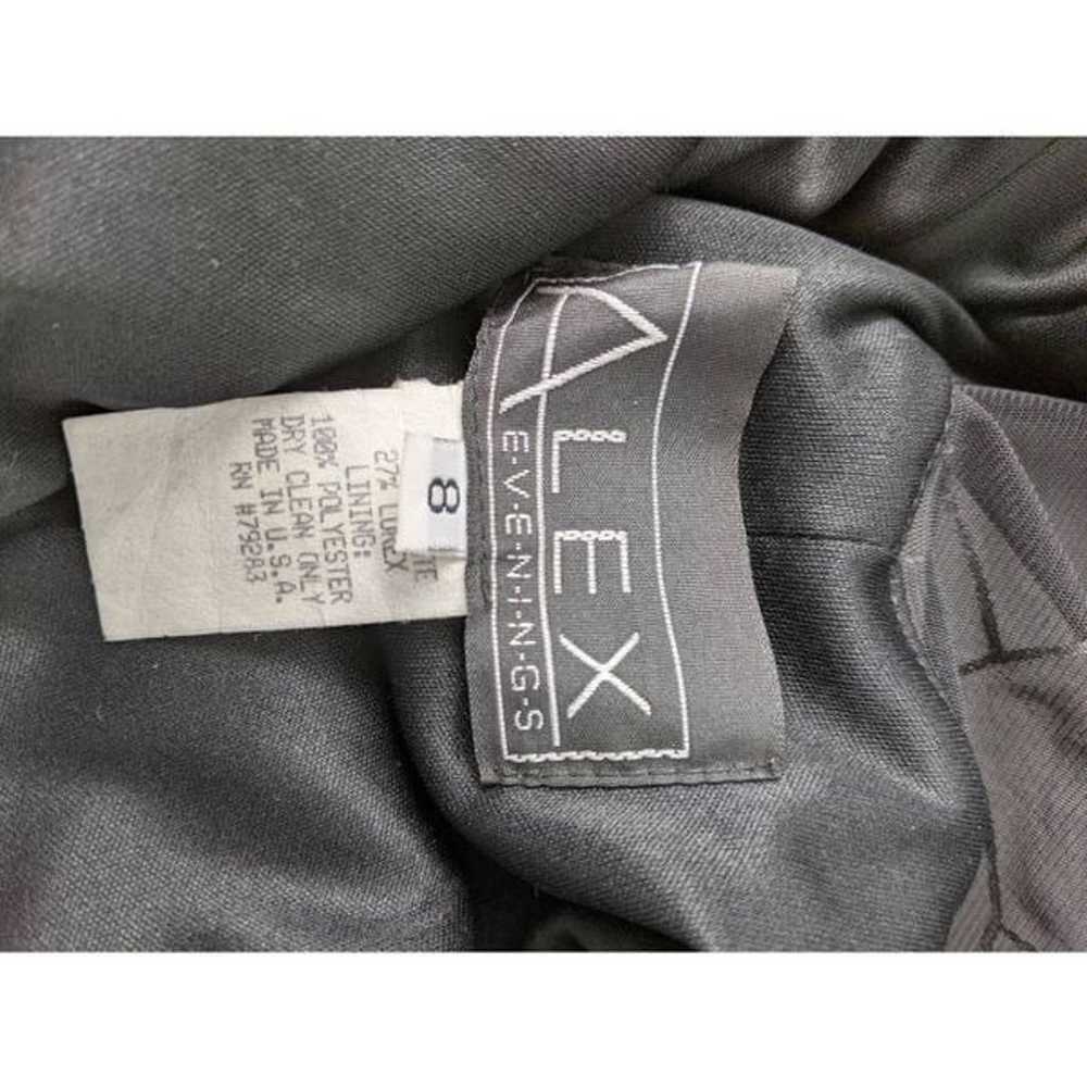 Alex Navy 90s Mesh Back Maxi Sleeveless Dress Sz … - image 4