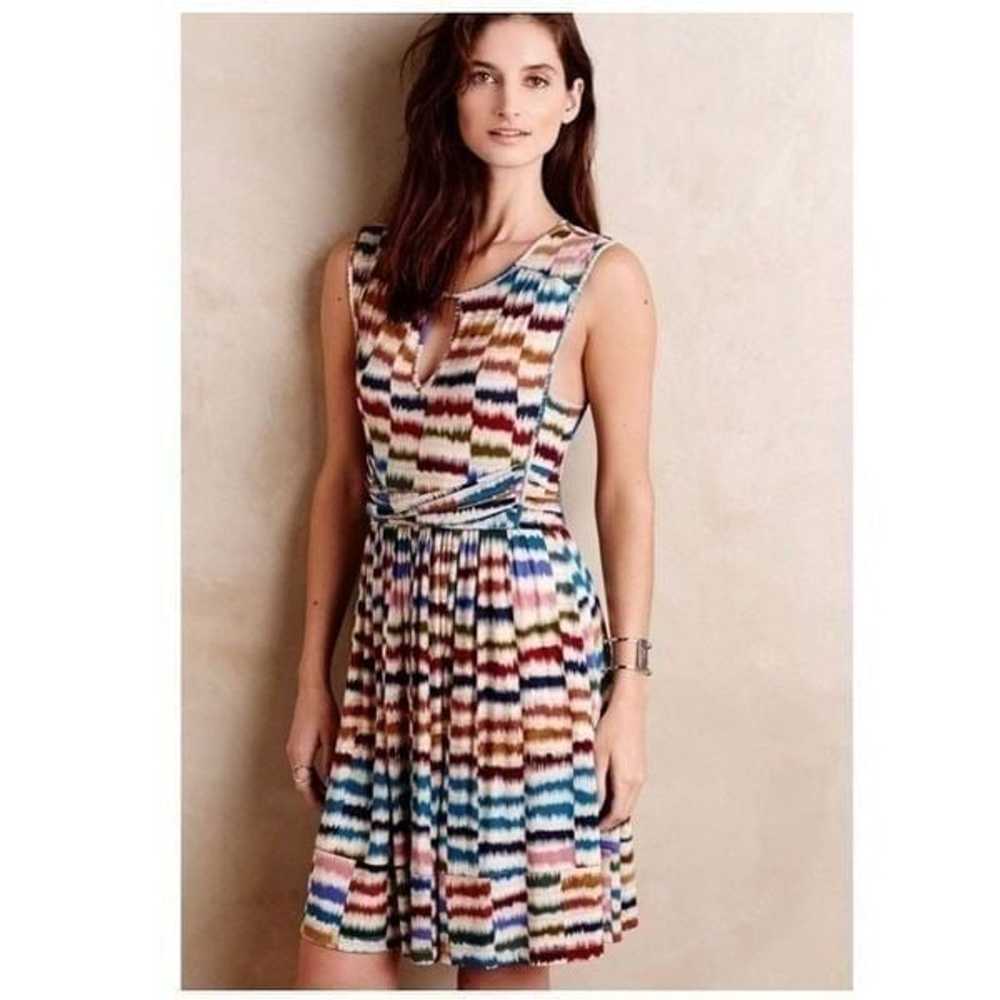 Maeve Sennebec Fit and Flare Multicolor Dress siz… - image 2