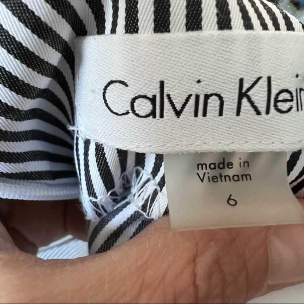 Calvin Klein embroidered off-the-shoulder midi dr… - image 12