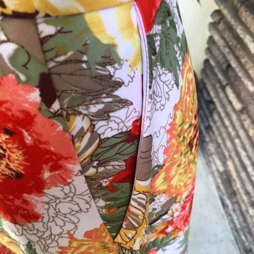 Gabby Skye Bold Floral Tank and Full Skirt - image 5