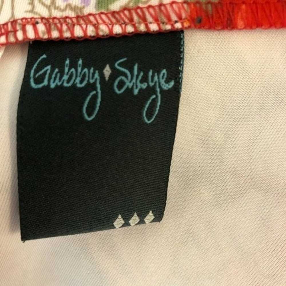 Gabby Skye Bold Floral Tank and Full Skirt - image 6