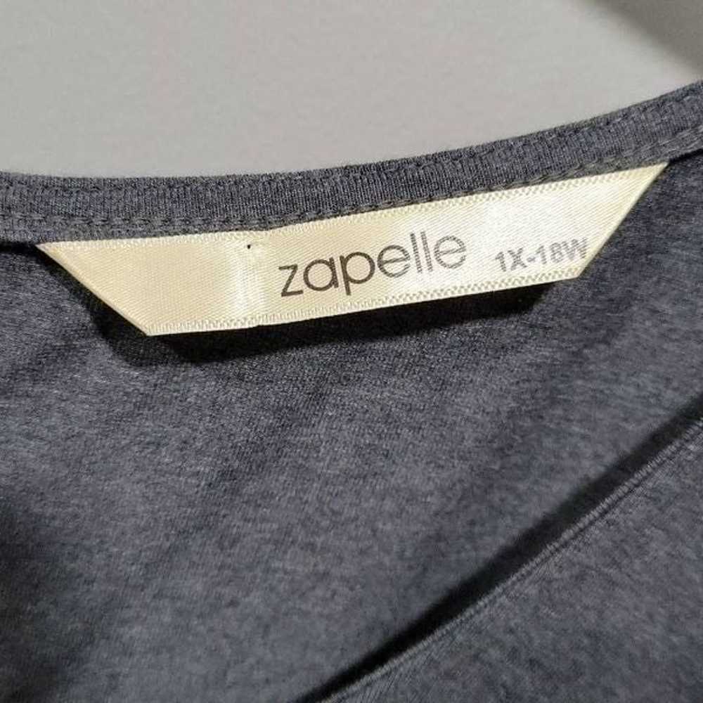 eShakti Zapelle Midi Dress Women Size 18 Grey Cap… - image 10