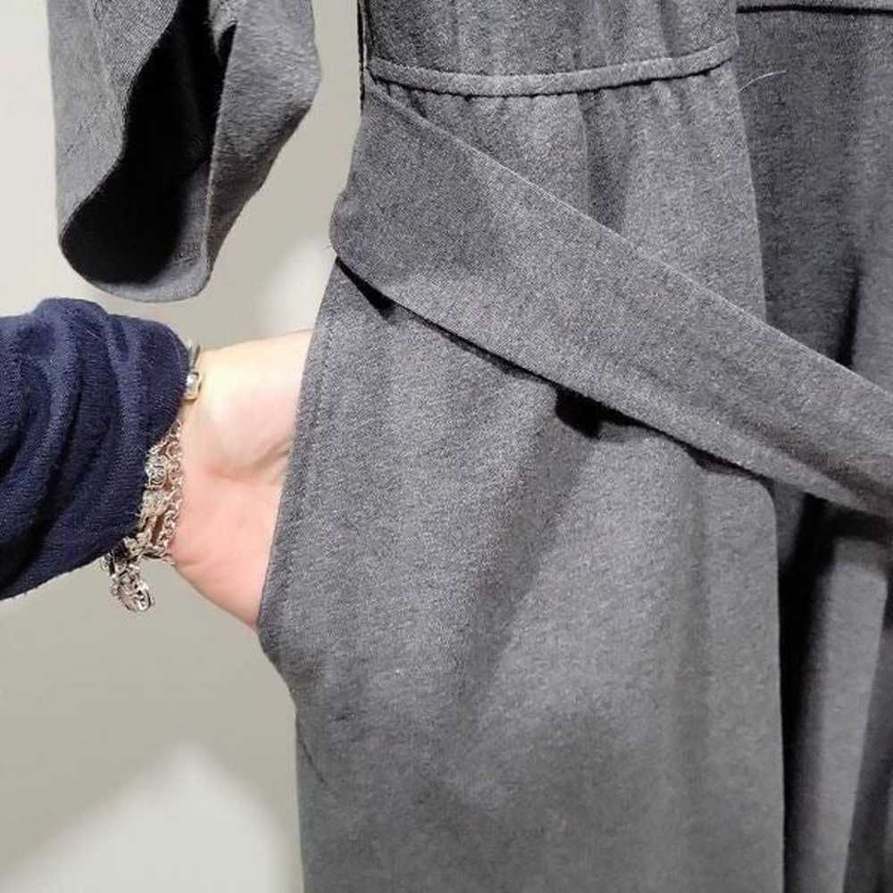eShakti Zapelle Midi Dress Women Size 18 Grey Cap… - image 9