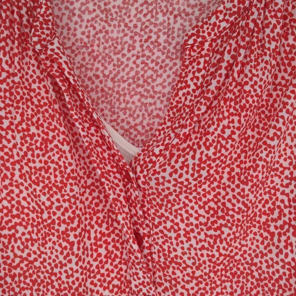 Boden Women's Shift Dress Size 4 Red White Geomet… - image 8