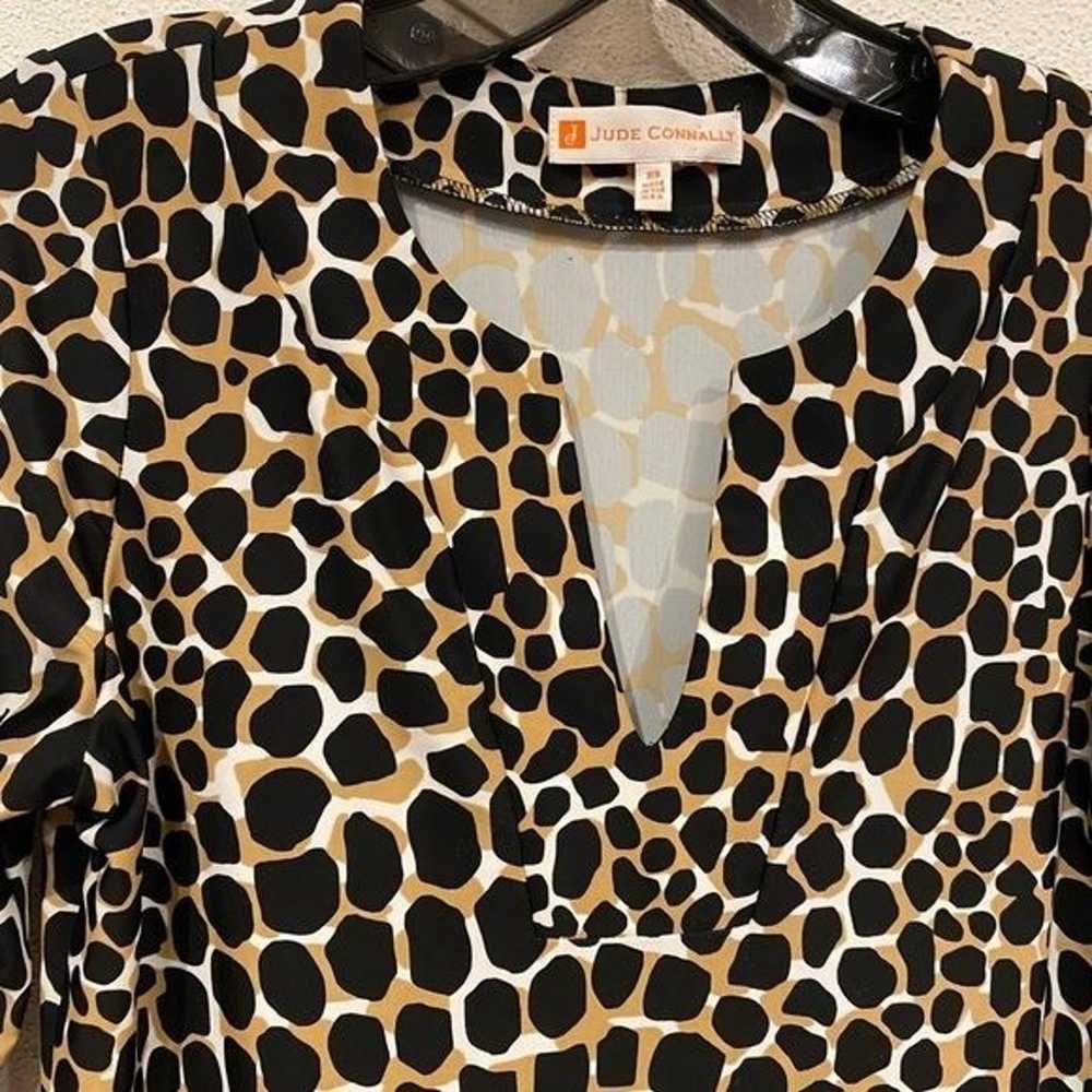 Jude Connally Megan Spotted Giraffe Print Dress S… - image 2