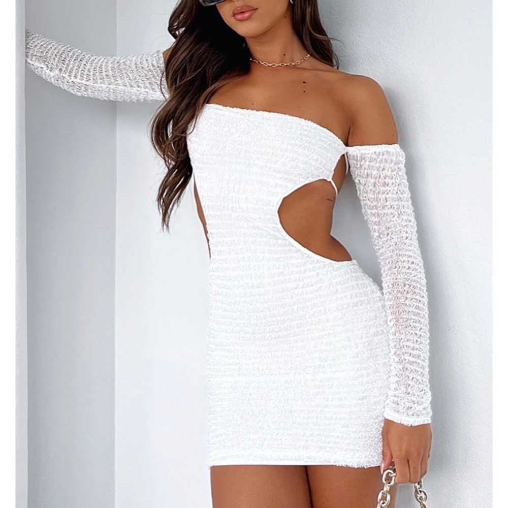 WhiteFox boutique white mini dress - image 1