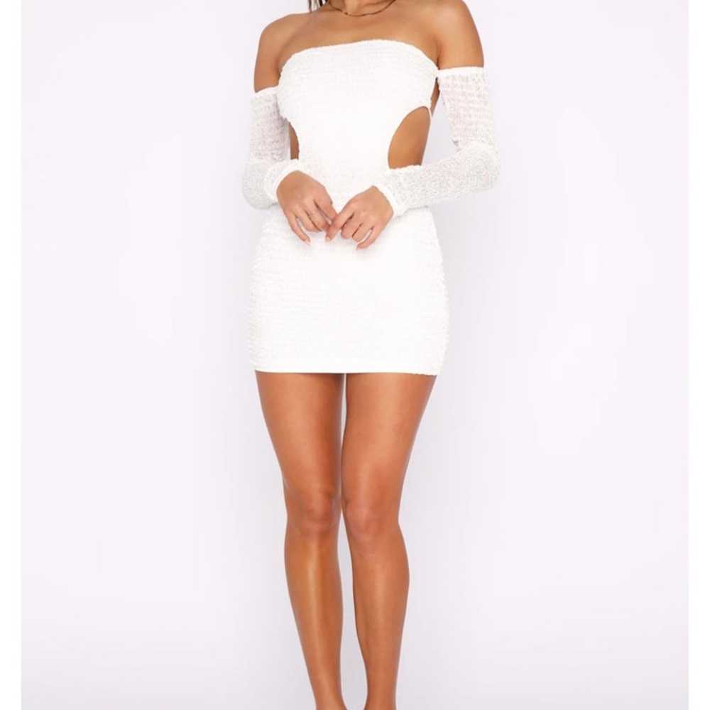 WhiteFox boutique white mini dress - image 3